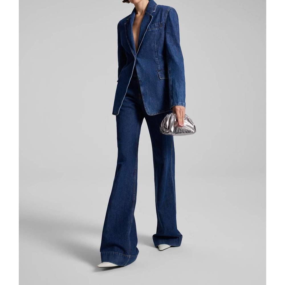 NEW A.L.C. ross jacket in mid rinse NWT